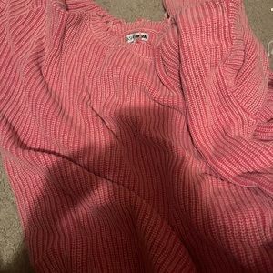 Pink sweater